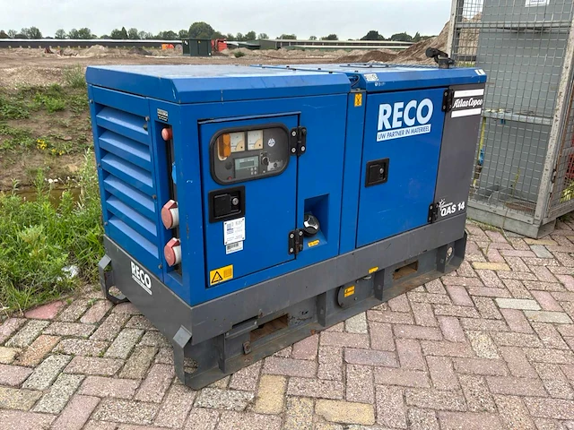 2013 atlas copco qas 14 dieselstroomaggregaat - afbeelding 4 van  11