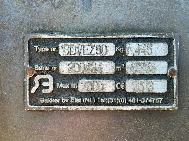 2013 bakker bdvez90 knijperbak - afbeelding 9 van  9