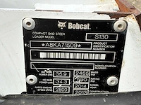 2013 bobcat s130 schranklader - afbeelding 17 van  24