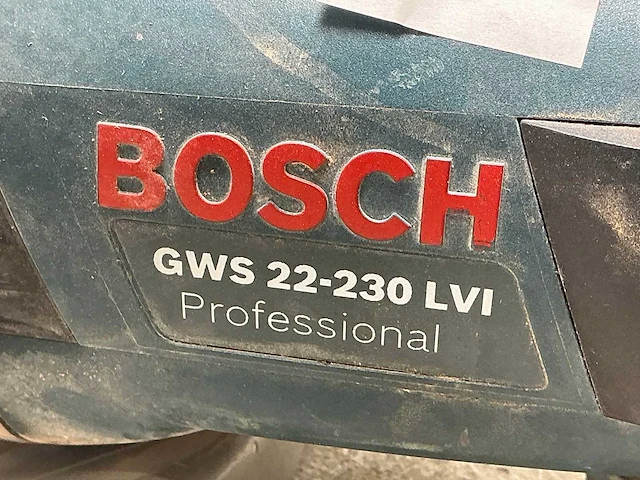 2013 bosch gws 22-230 lvi haakse slijper 230mm - afbeelding 2 van  5