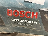 2013 bosch gws 22-230 lvi haakse slijper 230mm - afbeelding 2 van  5