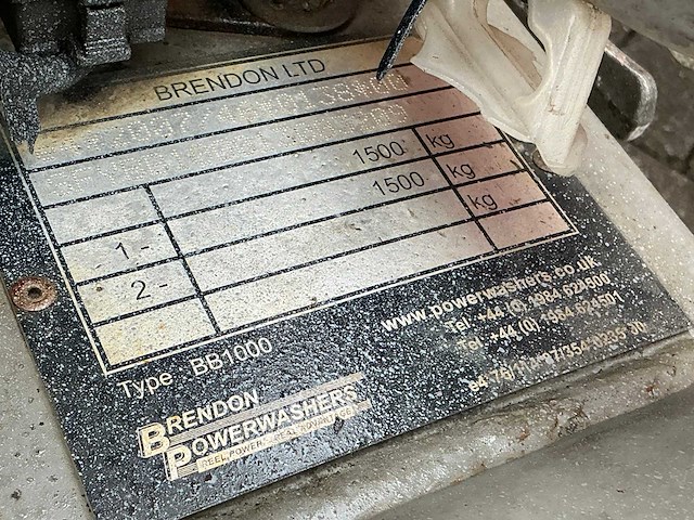 2013 brendon bb1000 hogedrukreiniger - afbeelding 7 van  15