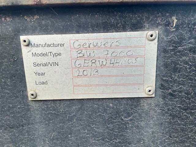 2013 bw 7000 zelfbouw aanhanger lgb-79-d - afbeelding 13 van  21