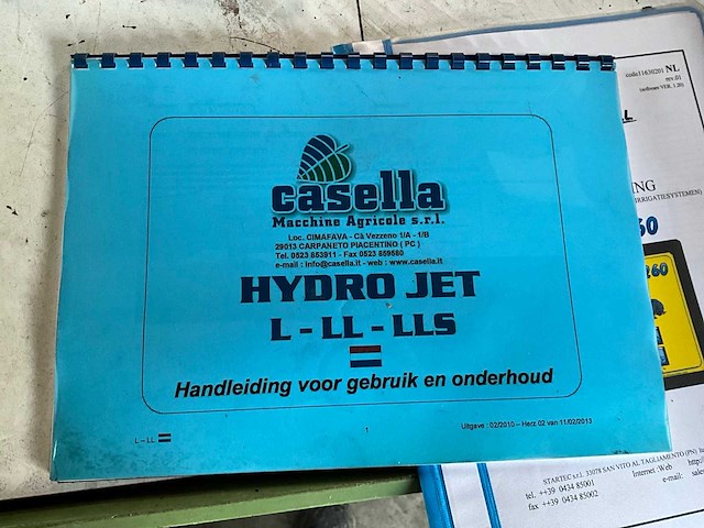 2013 casella ll hydrojet 120/450 beregeningshaspel - afbeelding 8 van  17