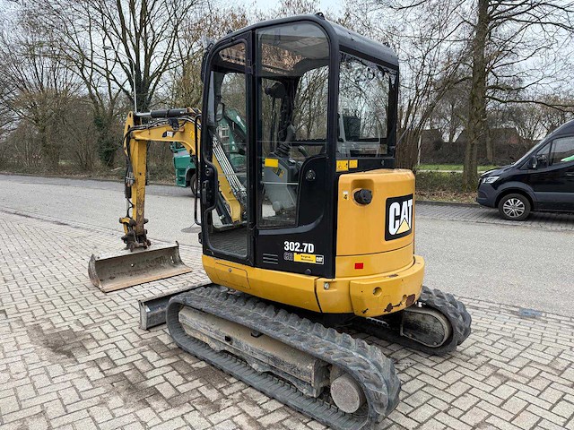 2013 caterpillar 302.7dcr mini rupsgraafmachine - afbeelding 13 van  18