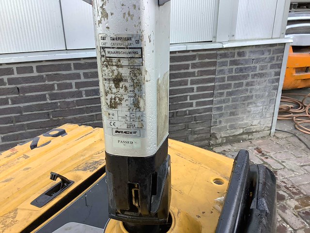 2013 cathapilar elektrische palletwagen - afbeelding 6 van  6