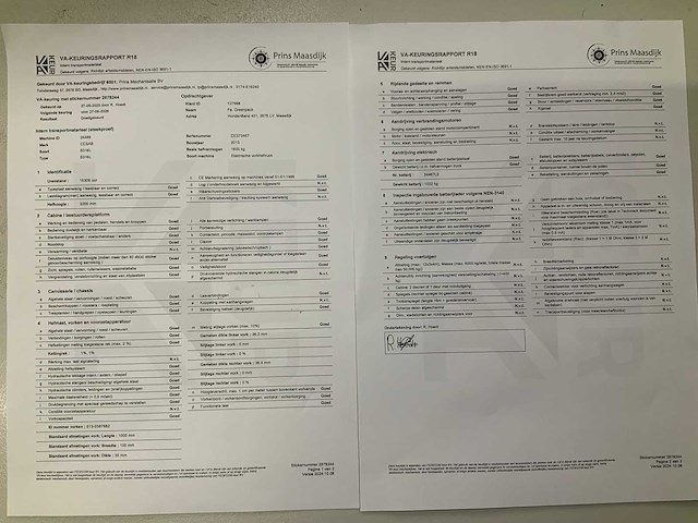 2013 cesab b316l vorkheftruck - afbeelding 16 van  23