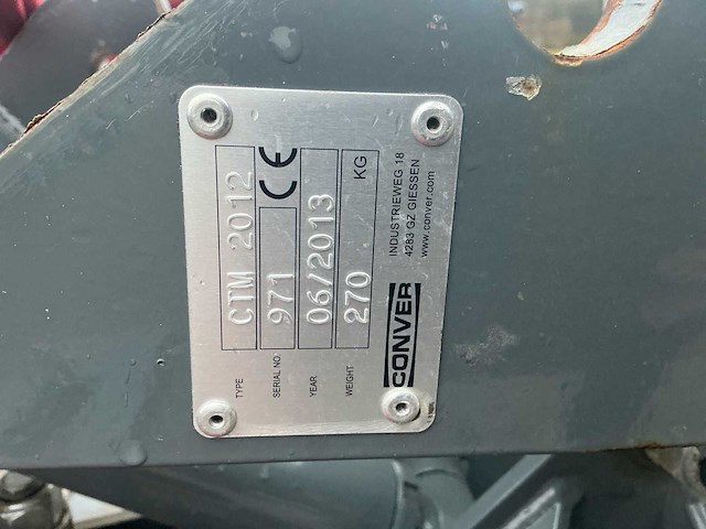 2013 conver ctm 2012 t-mes voor conver maaiboot - afbeelding 9 van  17