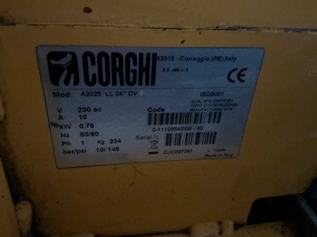 2013 corghi a2025ll 24dv banden de-en montageapparaat - afbeelding 6 van  6