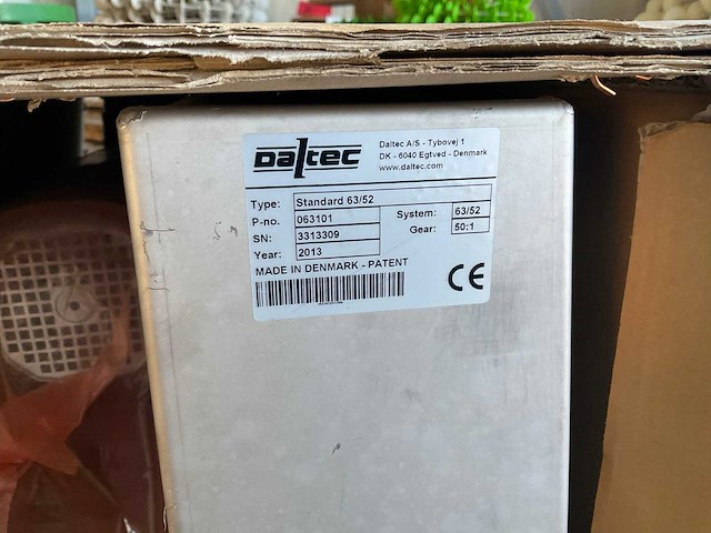 2013 daltec voeraandrijfunit (2x) type unic 50/38 en type standard 63/52 - afbeelding 2 van  5