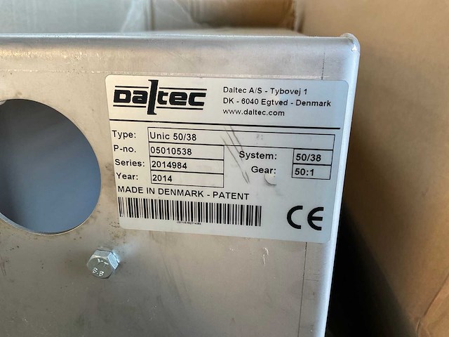 2013 daltec voeraandrijfunit (2x) type unic 50/38 en type standard 63/52 - afbeelding 5 van  5