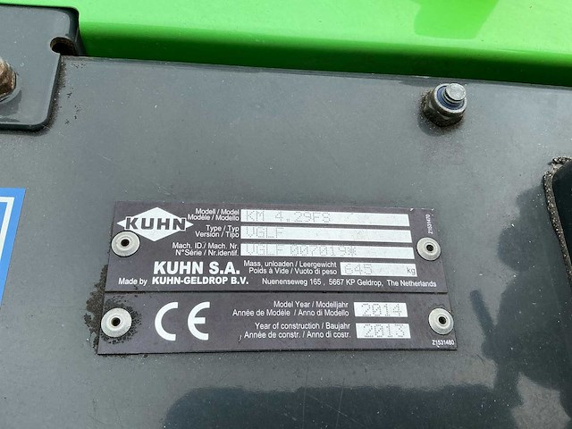 2013 deutz-fahr km 4.29fs vglf trommelmaaier - afbeelding 9 van  9