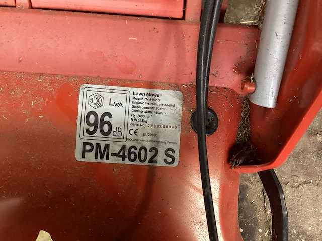 2013 dolmar pm4602 grasmaaier - afbeelding 7 van  9