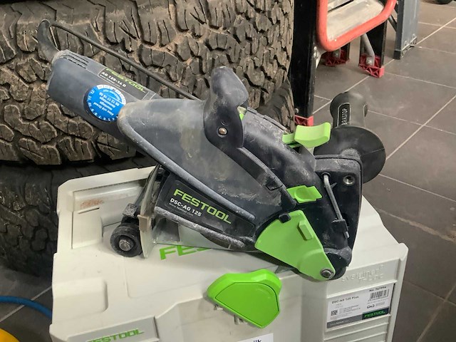 2013 festool dsc-ag 125 haakse diamant slijpmachine - afbeelding 2 van  3