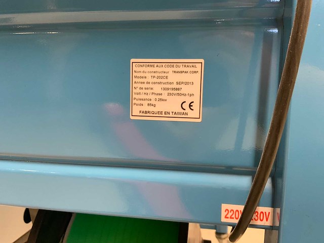 2013 fixpack tp-202ce omsnoermachine - afbeelding 2 van  10