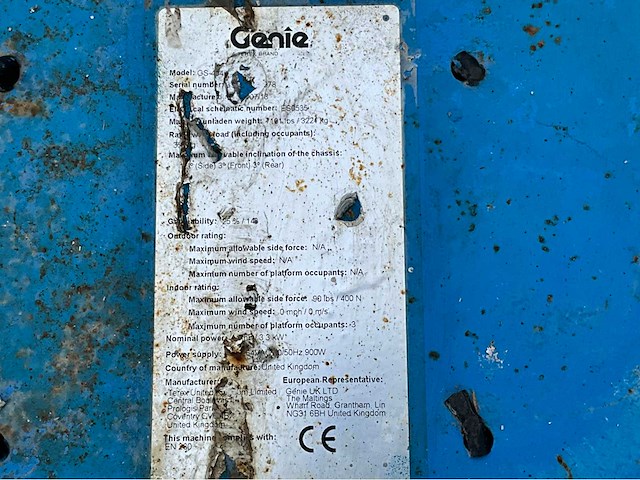 2013 genie gs-4047 hoogwerker - afbeelding 31 van  37