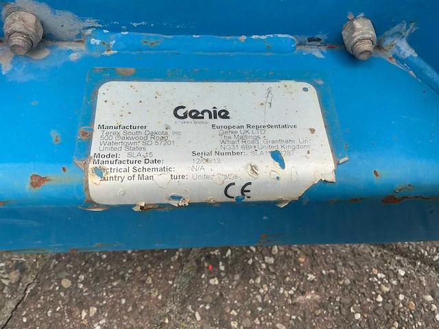 2013 genie sla15 kanaallift - afbeelding 3 van  3