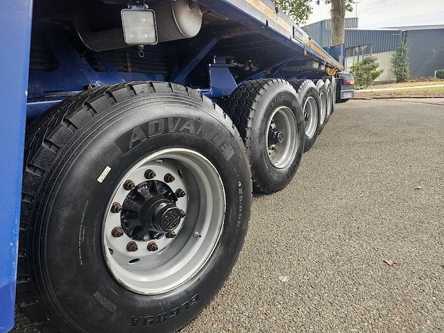 2013 goldhofer spz-dl 6-70/80 a 6-assige uitschuifbare zwaartransportoplegger 27,05 m 69.900 kg - afbeelding 4 van  19
