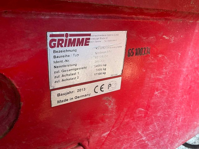 2013 grimme varitron 270 aardappelrooier - afbeelding 23 van  38