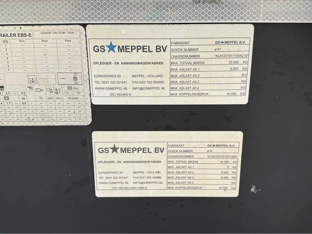 2013 gs meppel oic-160-900 n trailer - afbeelding 4 van  24