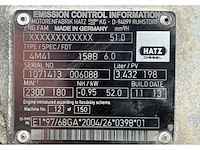 2013 hatz 4m41 158b 6.0 dieselmotor - afbeelding 7 van  17