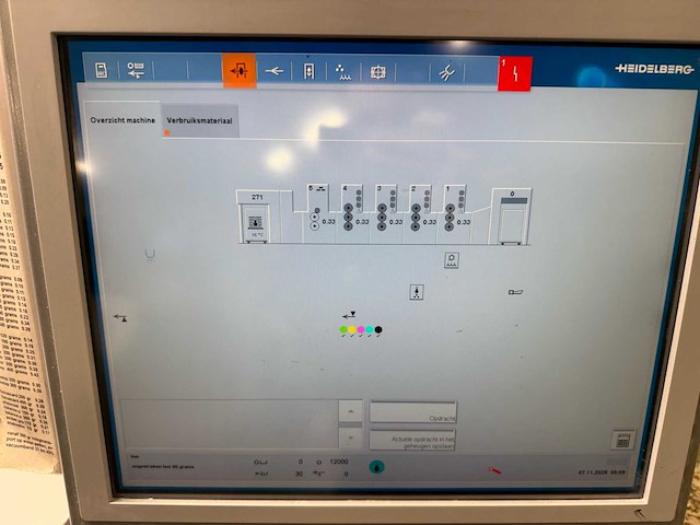 2013 heidelberg speedmaster sx 52-4+l 4 kleur offset pers - afbeelding 29 van  46
