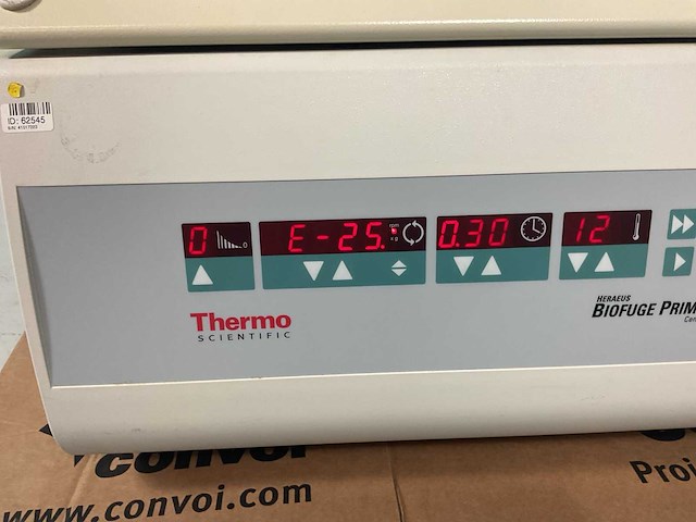 2013 heraeus biofuge primo r centrifuge - afbeelding 3 van  6