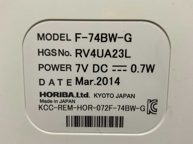 2013 horiba laqua f-74bw water analytische apparaat (4x) - afbeelding 10 van  10