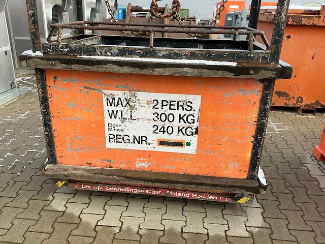 2013 jagé 1412 manbak / werkkooi 2-persoons - afbeelding 4 van  5