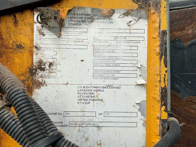 2013 jcb 416 shovel - afbeelding 5 van  5