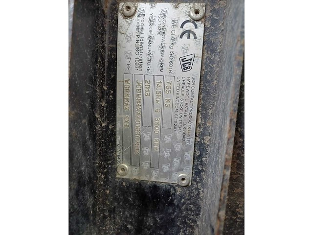 2013 jcb workmax 4x4 site carrier / gator - afbeelding 3 van  12