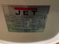 2013 jet dc-1100ck dust collector afzuiging - afbeelding 7 van  8