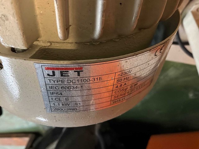 2013 jet dc-1100ck dust collector afzuiging - afbeelding 8 van  8