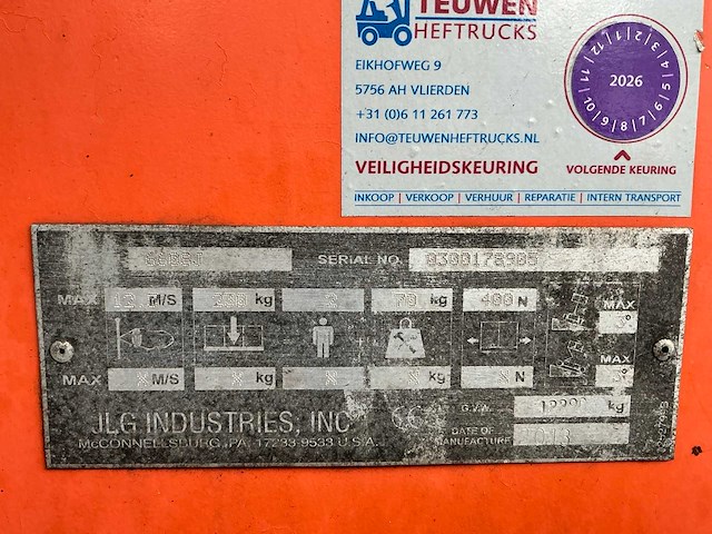 2013 jlg 660sj hoogwerker - afbeelding 24 van  30