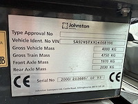 2013 johnston c202 straatveegmachine - afbeelding 29 van  34