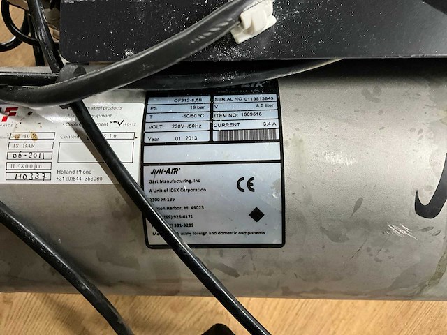 2013 jun-air of312 silent olievrije compressor - afbeelding 5 van  6