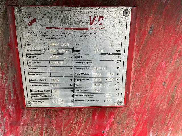 2013 kayakocvib kvm600 afbraamtrommel - afbeelding 8 van  9