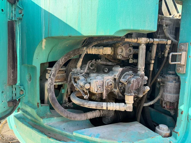 2013 kobelco sk140srlc-3 banden graafmachine - afbeelding 4 van  17