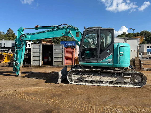 2013 kobelco sk140srlc-3 banden graafmachine - afbeelding 15 van  17