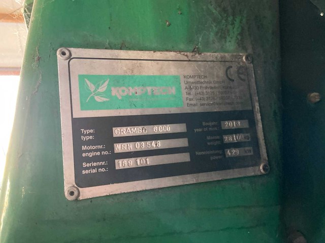 2013 komptech crambo 6000 shredder - afbeelding 3 van  7
