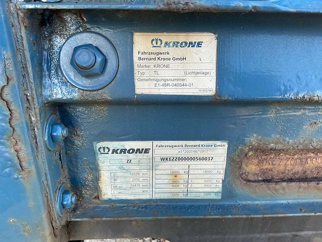 2013 krone zz oplegger - afbeelding 7 van  15