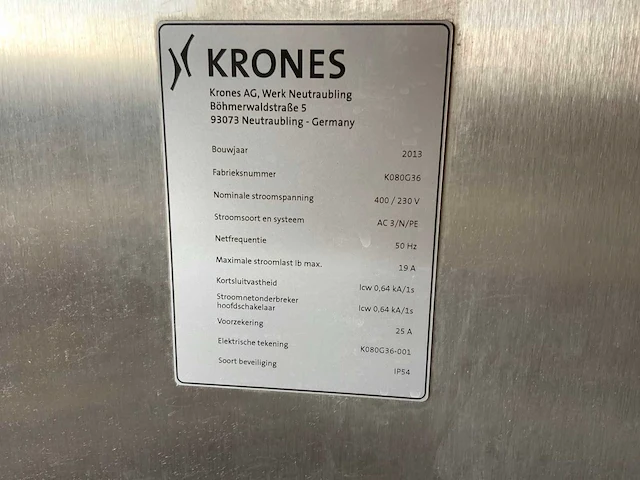 2013 krones starmatic roterende labelmachine - afbeelding 12 van  45