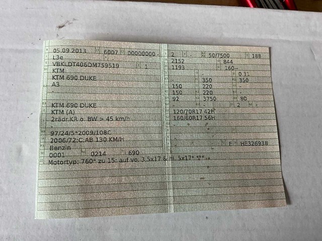 2013 ktm 690 duke motorfiets - afbeelding 11 van  19