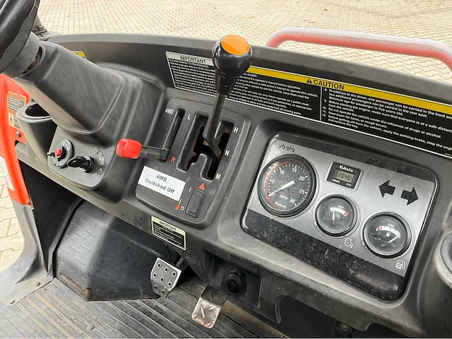 2013 kubota rtv1140 cpx-uk atv / rtv / utv site carrier - afbeelding 11 van  31