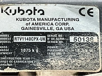 2013 kubota rtv1140 cpx-uk atv / rtv / utv site carrier - afbeelding 33 van  37