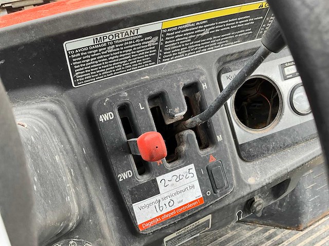 2013 kubota rtv1140 cpx-uk50185 atv / rtv / utv site carrier - afbeelding 24 van  26