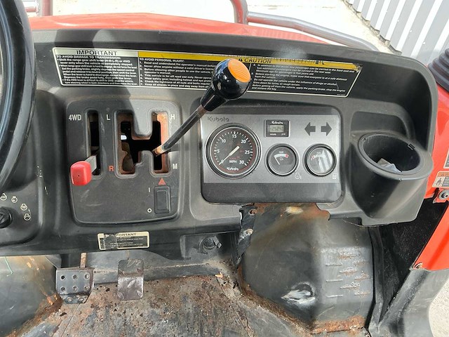 2013 kubota rtv1140cpx-uk 4-persoons terreinwagen – nederlands kenteken – trekhaak - afbeelding 5 van  23