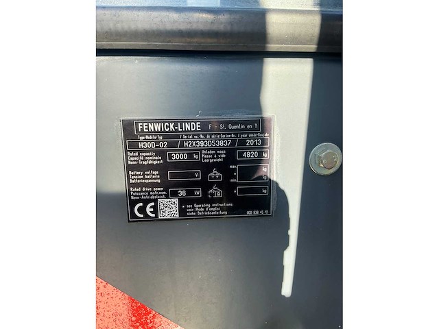 2013 linde h30d-02 vorkheftruck - afbeelding 80 van  91