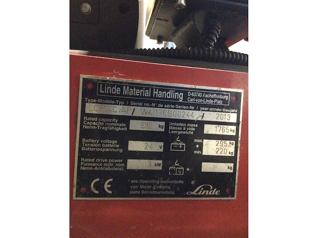 2013 linde l06.ac stapelaar - afbeelding 10 van  10