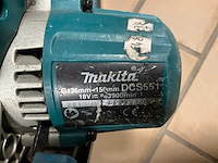 2013 makita dcs551 cirkelzaagmachine - afbeelding 3 van  5
